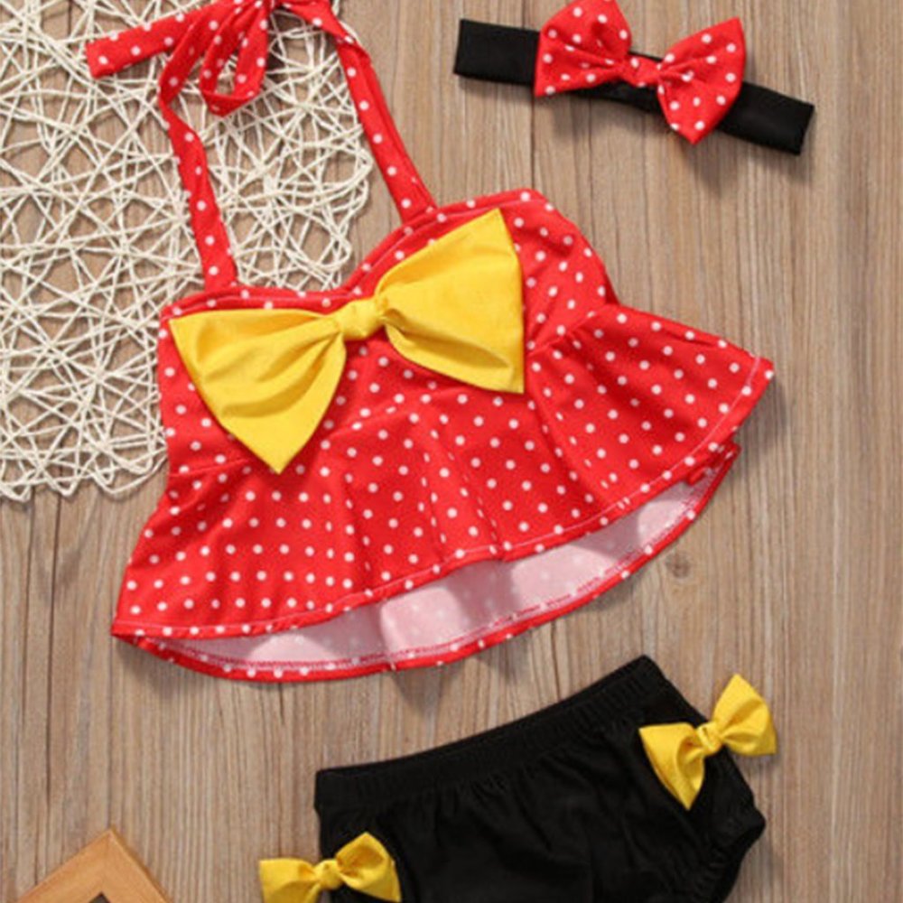 Minnie 3pcs Baby Girl Swim Set